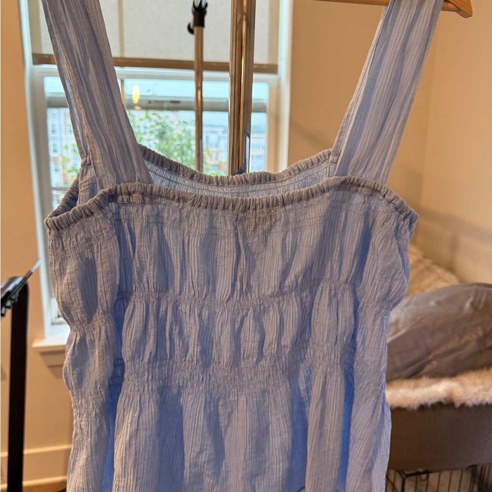 Blue Striped Women's Top